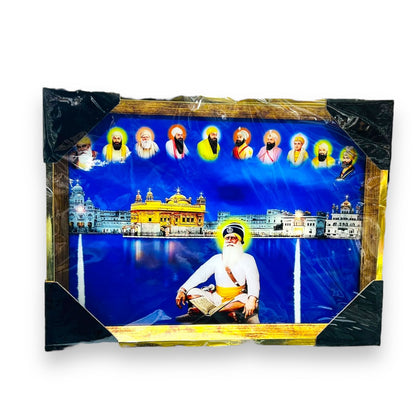 Das Guru Baba Deep Singh Ji Photo Frame 124#25.4*34.29Cm (