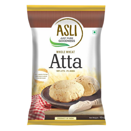 Asli Whole Wheat Atta 10Kg