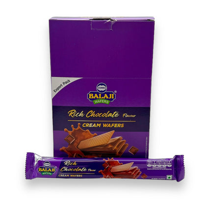 Balaji Rich Chocolate Wafer 384Gm (16Gm X 24Pc)