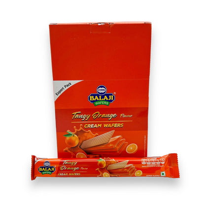 Balaji Tangy Orange Wafer 384Gm (16Gm X 24Pc)