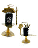 Brass Jyot Stand with Pathar Shivling  NO.0