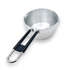 CHETAK Aluminium Milk Pot 14cm/ Capacity-1lt/ Sauce Pan for Milk Boiling with Handle