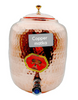 Copper Matka/ Water Dispenser Pot (Medium) With Tap