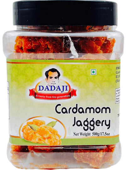 Dadaji Cardamom Jaggery (Elaichi Punjabi Gur) 500gm