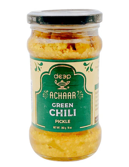 Deep Green Chilli Pickle 283G