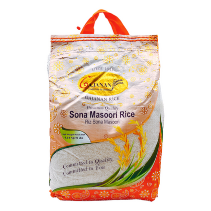 Gajanan Sona Masoori Rice 4.54Kg