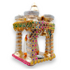 Clay Diwali Hatri Square Golden Stone-(9351235029702)