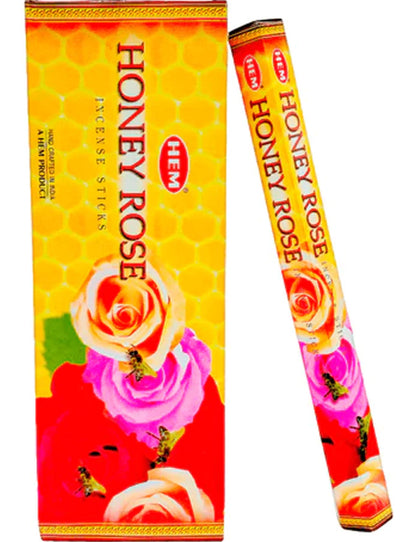 Incense Hem Small Honey Rose Hexa