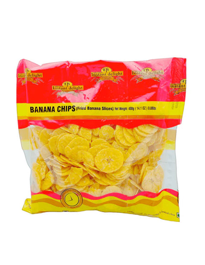 Instant Del Banana Chips 400Gm