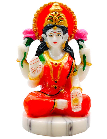 Laxmi Gold Idol/ Statue/ Murti Size-4''