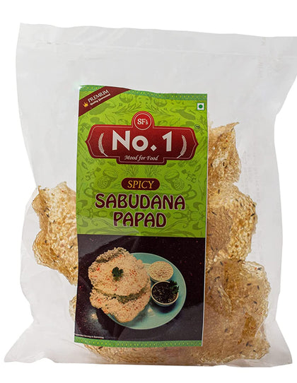 TSF Sabudana/ Sego/ Sago Potato Spicy Papad 200gm