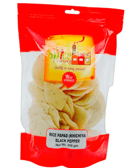 TSF Khichia Papad (Rice Papad) Black Pepper 200Gm