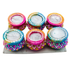 Fancy Clay Diya S Wax Matki (Set of 6)