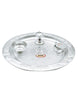 Pooja Thali White Metal