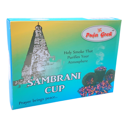 Puja Greh  Sambrani Cup 12pcs