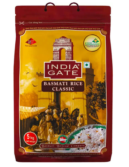 India Gate Classic Basmati Rice 5Kg