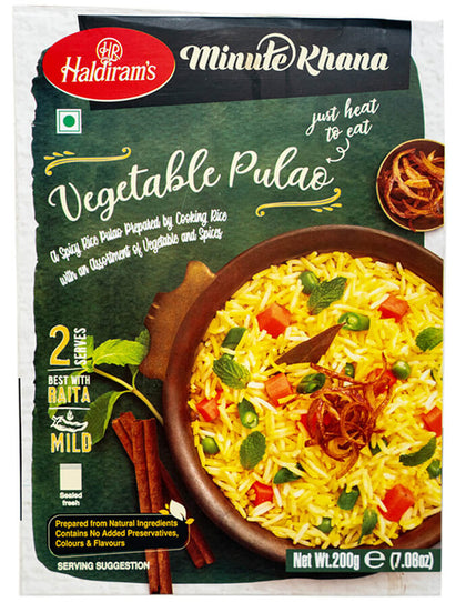 Haldirams RTE Vegetable Pulao 300Gm