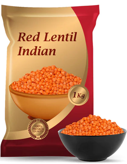 Red Lentil/ Masoor Dal  (Indian) 1Kg