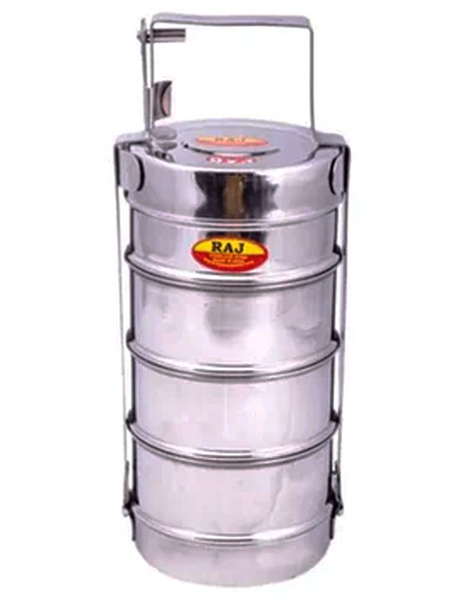 Steel Bombay Tiffin 9 x 4