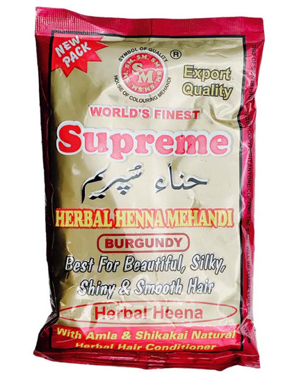 Supreme Mehandi Burgundy Heena 150Gm