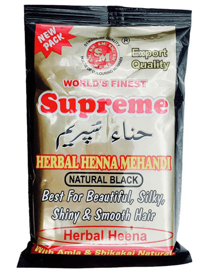 Supreme Mehandi Nat Black150gm