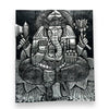 Ganesha/Buddha Wooden Wall Hanging Large 15.5