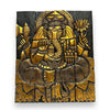 Ganesha/Buddha Wooden Wall Hanging Large 15.5