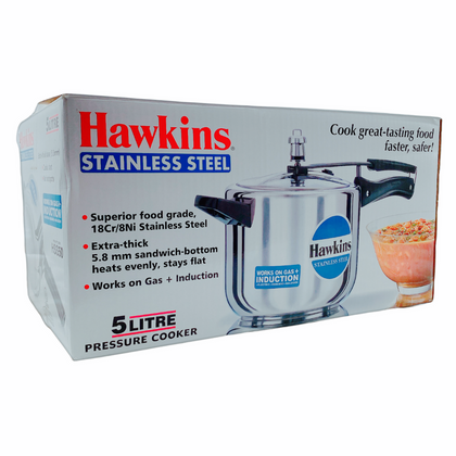 Hawkins Steel Cooker 5Ltr (Hss50)