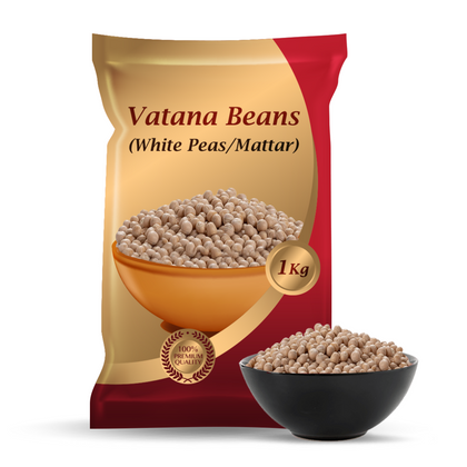 Vatana Beans (White Peas/Mattar) 1Kg