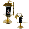 Brass Jyot Stand with Pathar Shivling  NO.1