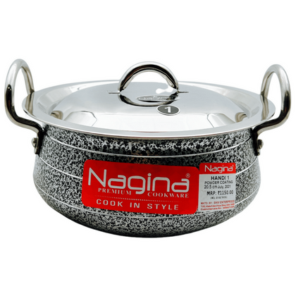 Nagina Aluminium Handi 2.2lt (With Lid)